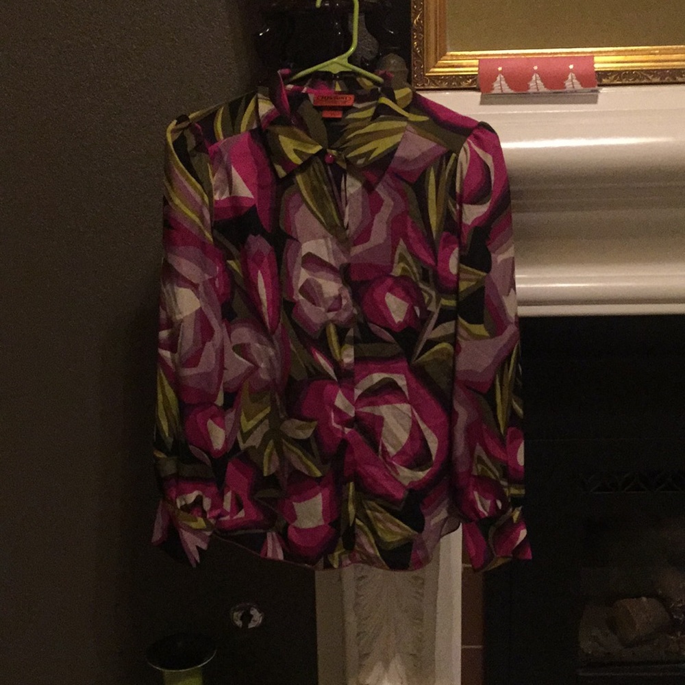 Missoni for Target Button Down Shirt Sz M